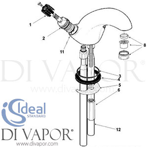 Ideal Standard Waterways Basin Mixer Tap Spare Parts - IDL DV 306